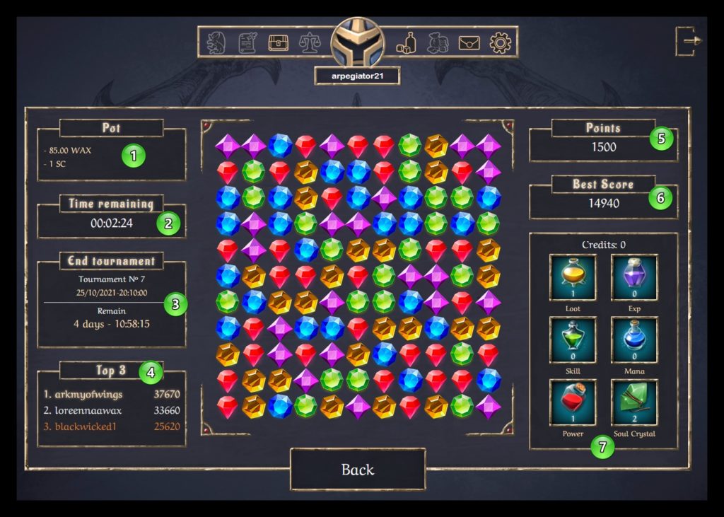 Gems Mini-Game